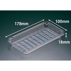 透明トレー グラス 18-10B リスパック