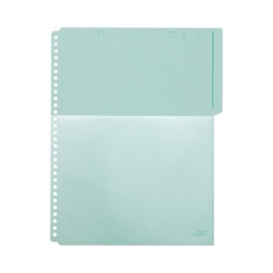 カラーベースハーフポケット　緑　１０枚入