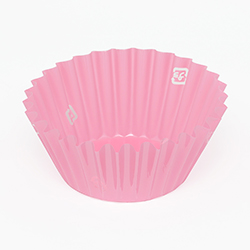 【廃番商品】ナニワ紙工 PETカップケース パステルピンク 8F 500枚