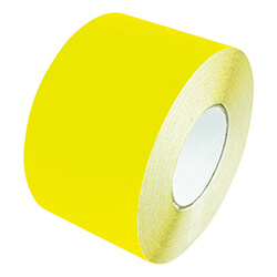 【廃番商品】滑り止めテープ100mm×18.3m　黄　【ＨＥＳＫＩＮＳ アンチスリップテープ Ｓａｆｅｔｙ Ｇｒｉｐ １００×１８．３ｍ 黄色】