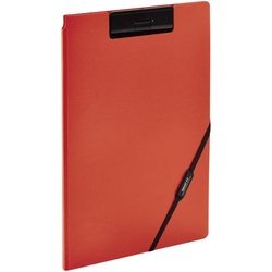 クリップファイル　Ａ４Ｅ　オレンジ