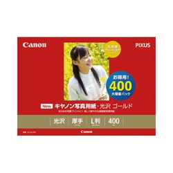 写真用紙　光沢　ゴールド　Ｌ判　４００枚
