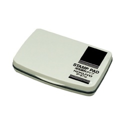 スタンプ台　顔料タイプ　小形　盤面６５×４０ｍｍ黒