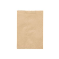 大阪ポリエチレン販売 惣菜袋 未晒耐油紙無地マチ付袋(小)