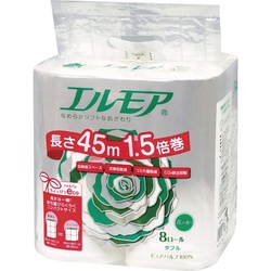 エルモア　１．５倍巻トイレット　ダブル４５ｍ×４