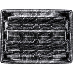 惣菜容器 MTD32-24ヨコ 本体 エコ黒木銀 エフピコ