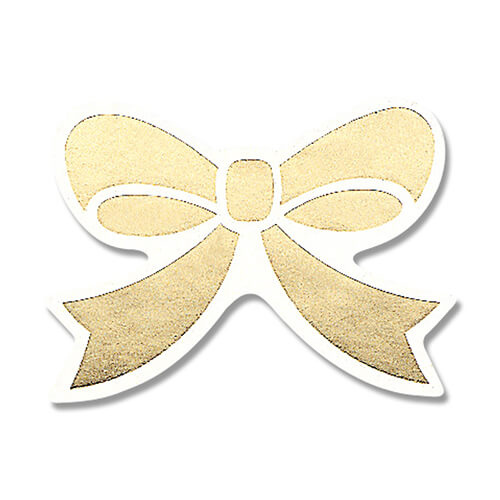 ギフトシール Ｍ リボンゴールド １０４片