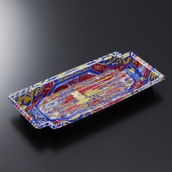 中央化学 刺身容器 BCF かく鉢 24-11 彩R-BK 本体