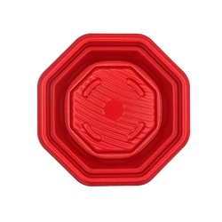 惣菜容器 MFPグラブ八角 18-18(40) 本体 M赤黒 エフピコ