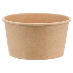 HEIKO 製菓資材 アイスカップ 420ml 115-420 クラフト 50個/袋