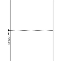 マルチプリンタ帳票　Ｂ５　白紙２面　１００枚