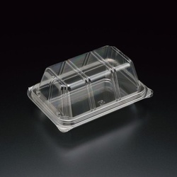 スミ 軽食容器 ユニコン LS-03(小) 透明 おにぎり3個
