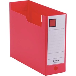 ＧボックスＰＰ　Ａ４横　収納幅１００ｍｍ　赤