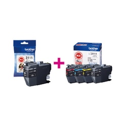 純正インク　ＬＣ３１１１黒＋ＬＣ３１１１−４ＰＫ