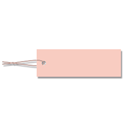 【廃番商品】HEIKO 提札 ミニパック No.600 ピンク ピンク綿糸付 100枚