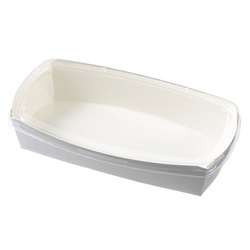 東罐興業 軽食容器 R-L 長方形紙トレー