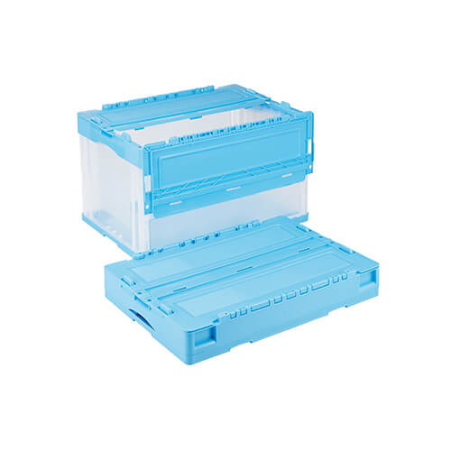 リス コンテナーCS-S51NR 530×366×334mm 透明/ブルーACCN555