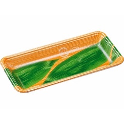 エフピコ 発泡トレー FLB-Y12-25 エコ木目葉らん