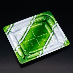 リスパック 弁当容器 バイオデリカ優枠15-13B 本体 K-ルネ緑