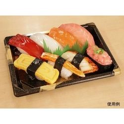 中央化学 CF 寿司容器 L1 金砂子-BK 本体