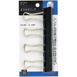 ダブルクリップスライドパック入大　４個