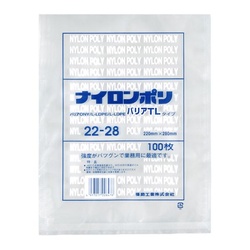 福助工業 真空袋 ナイロンポリ バリアTLタイプ 22-28