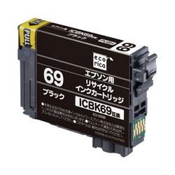 リサイクルインク　ＩＣＢＫ６９　ブラック