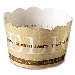 天満紙器 製菓資材 ベーキングミニカップ M526 デリシャス 100枚/袋