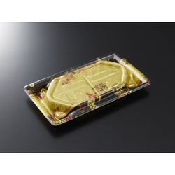 中央化学 刺身容器 漁台20-11 こがねYG 本体