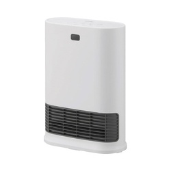 大風量セラミックヒーター　Ｗセンサー　ホワイト