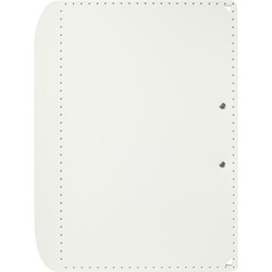 Ａ４サイズにおりたためるＡ３クリップボード白　３冊