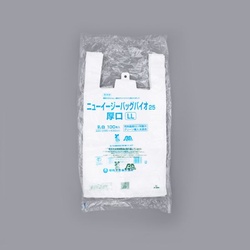 HDゴミ袋 ニューイージーバッグ バイオ25 厚口タイプ LL 福助工業