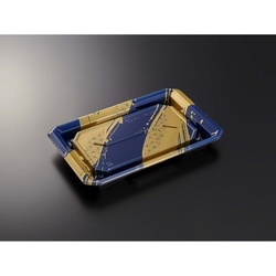 中央化学 寿司容器 HS澄板22-14 麻筆DB-BK 本体