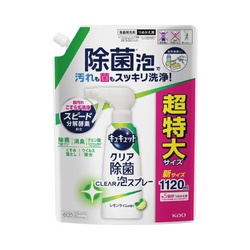 キュキュット除菌泡スプレ替レモン１１２０ｍｌ×６