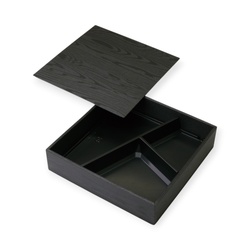 折箱 HW-65B(45) 黒焼杉黒 落蓋セット アクタ