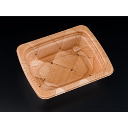 【廃番商品】リスパック 惣菜容器 RHF ラトフ 16-13B深 やわらぎ茶 本体