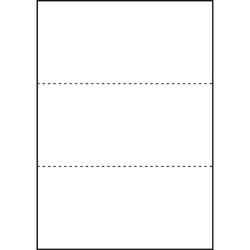 マルチ帳票エコノミー　Ａ４白紙３面　２５００枚