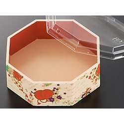 折箱 さが野 八角 4.4寸 鼓 (ボ) 中央化学