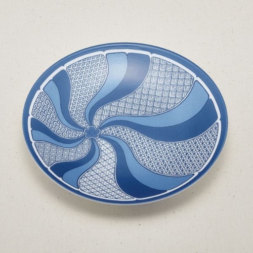 刺身容器 まるひらざら 190 そめつけ 青葉紙業