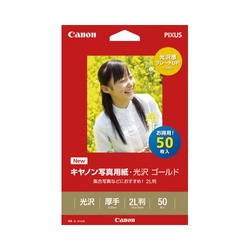 写真用紙　光沢　ゴールド　２Ｌ判　５０枚