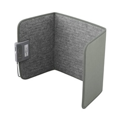 デスクパネルヒーター　モスグレー