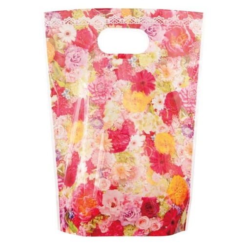 スタンド袋 フラワーカーペットPPスタンドバッグ-2(50枚) ヘッズ