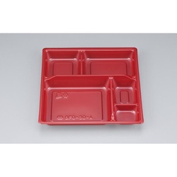 シーピー化成 弁当容器 BFO-30-A 赤BS 中仕切