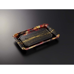 中央化学 寿司容器 HS澄板22-14 一陣R-BK 本体