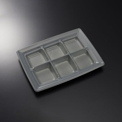 中央化学 軽食容器 CT 沙楽 KS24-18-A NGR-BK 本体