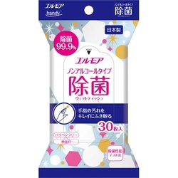 エルモア　ｈａｎｄｙウェットノンアルコール３０枚入