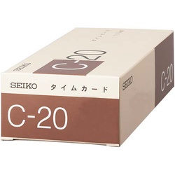 タイムカードＣ−２０　１００枚入