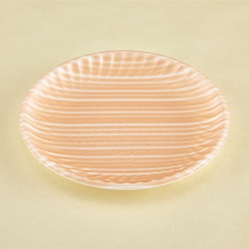 弁当容器 取り皿(大)赤木目 青葉紙業