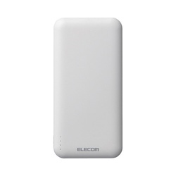 モバイルバッテリー　１００００ｍＡｈ　白　ＥＣ