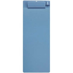 クリップボードＥ　Ｂ４　１／４短辺とじ青　１０枚